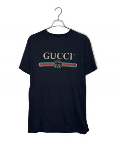 中古・古着通販】GUCCI (グッチ) ポロシャツ グレー サイズ:8