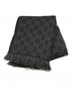GUCCIグッチ）の古着「GGストール」｜ブラック