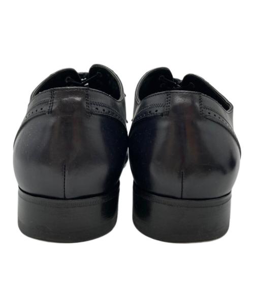 BRIONI（ブリオーニ）BRIONI (ブリオーニ) ストレートチップシューズ ブラック×ブラウン サイズ:SIZE EU 7の古着・服飾アイテム
