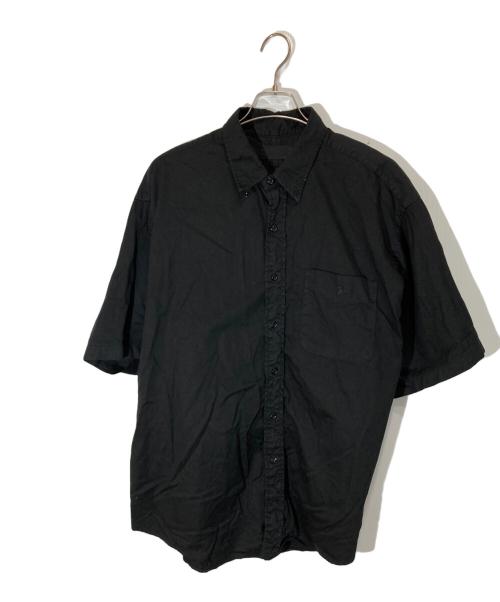POLO RALPH LAUREN（ポロ・ラルフローレン）POLO RALPH LAUREN (ポロ・ラルフローレン) 後染め半袖シャツ ブラック サイズ:XLの古着・服飾アイテム