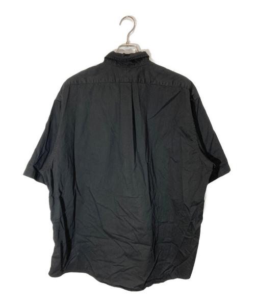 POLO RALPH LAUREN（ポロ・ラルフローレン）POLO RALPH LAUREN (ポロ・ラルフローレン) 後染め半袖シャツ ブラック サイズ:XLの古着・服飾アイテム