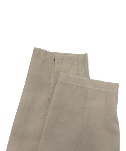 23区（ニジュウサンク）23区 (ニジュウサンク) シアーマットクロス ジャケット ベージュ サイズ:SIZE 32の古着・服飾アイテム