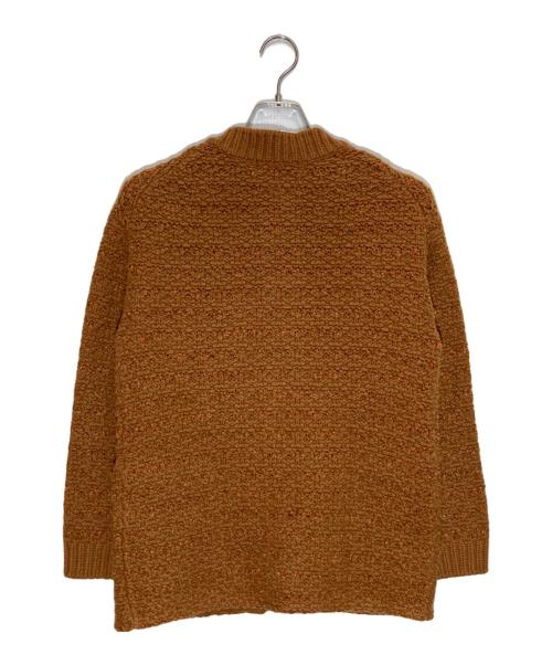 23区（ニジュウサンク）23区 (ニジュウサンク) ツイードニット ジャケット ブラウン サイズ:32の古着・服飾アイテム