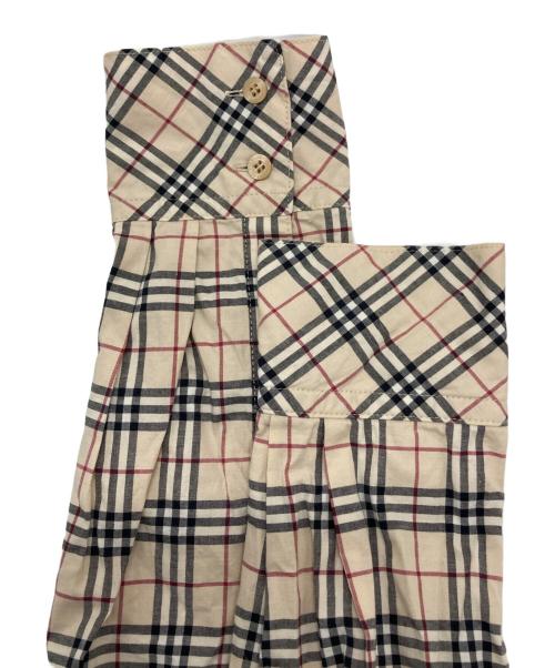 BURBERRY BLUE LABEL（バーバリー ブルー レーベル）BURBERRY BLUE LABEL (バーバリー ブルー レーベル) ノバチェックシャツ ベージュ サイズ:38の古着・服飾アイテム