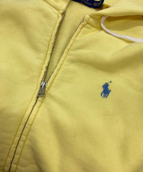 POLO RALPH LAUREN（ポロ・ラルフローレン）POLO RALPH LAUREN (ポロ・ラルフローレン) ジップパーカー イエロー サイズ:XXSの古着・服飾アイテム