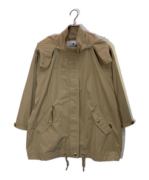 WOOLRICH（ウールリッチ）WOOLRICH (ウールリッチ) フーデッドジャケット ベージュ サイズ:XSの古着・服飾アイテム