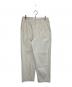 STEVEN ALAN（スティーブンアラン）の古着「STRC DRILL 2PLEATED PANTS-BOLD」｜ベージュ