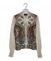 ETRO（エトロ）の古着「シルク切替カーディガン」｜アイボリー