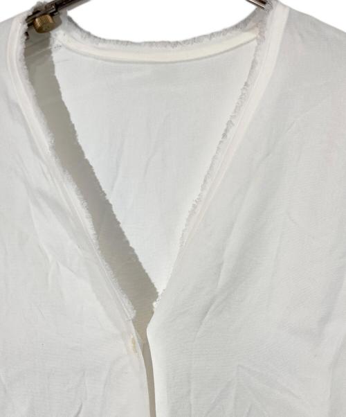 Plage（プラージュ）Plage (プラージュ) R’IAM ノーカラーシャツ アイボリー サイズ:-の古着・服飾アイテム