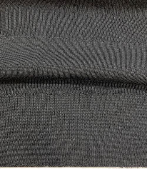 FRED PERRY（フレッドペリー）FRED PERRY (フレッドペリー) RIBBED KNITTED SHIRT DRESS ブラック サイズ:36の古着・服飾アイテム