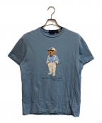 POLO RALPH LAURENポロ・ラルフローレン）の古着「ポロベアTシャツ」｜ブルー