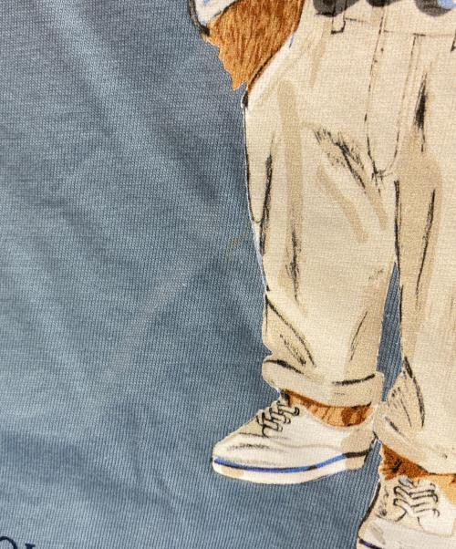 POLO RALPH LAUREN（ポロ・ラルフローレン）POLO RALPH LAUREN (ポロ・ラルフローレン) ポロベアTシャツ ブルー サイズ:Sの古着・服飾アイテム