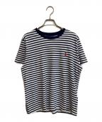 POLO RALPH LAURENポロ・ラルフローレン）の古着「ボーダーTシャツ」｜ネイビー×ホワイト