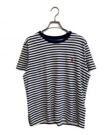 POLO RALPH LAUREN（ポロ・ラルフローレン）の古着「ボーダーTシャツ」｜ネイビー×ホワイト