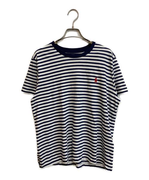 POLO RALPH LAUREN（ポロ・ラルフローレン）POLO RALPH LAUREN (ポロ・ラルフローレン) ボーダーTシャツ ネイビー×ホワイト サイズ:Lの古着・服飾アイテム