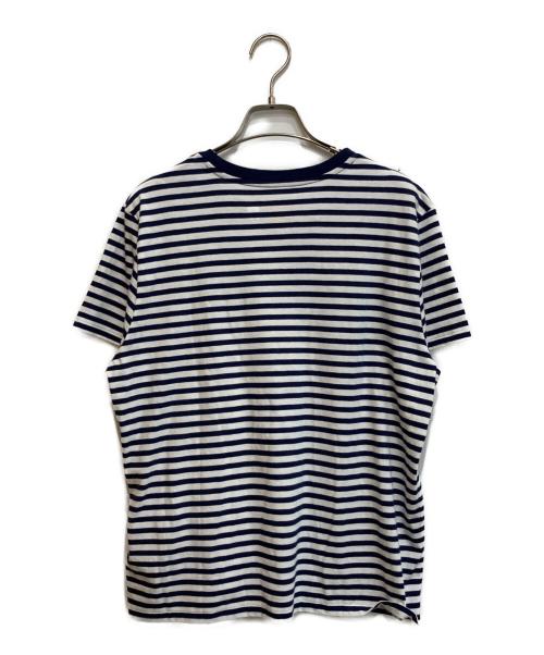 POLO RALPH LAUREN（ポロ・ラルフローレン）POLO RALPH LAUREN (ポロ・ラルフローレン) ボーダーTシャツ ネイビー×ホワイト サイズ:Lの古着・服飾アイテム