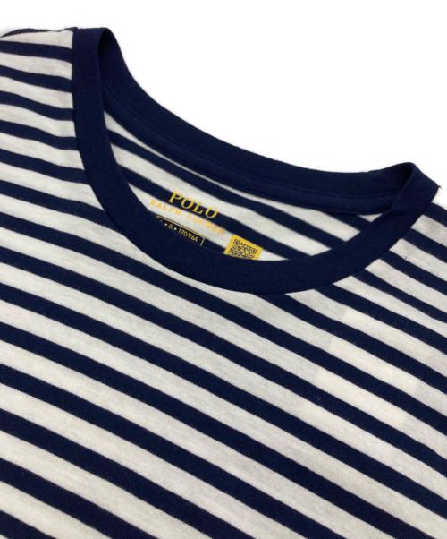 POLO RALPH LAUREN（ポロ・ラルフローレン）POLO RALPH LAUREN (ポロ・ラルフローレン) ボーダーTシャツ ネイビー×ホワイト サイズ:Lの古着・服飾アイテム