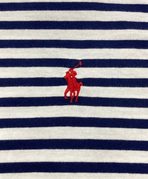 POLO RALPH LAUREN（ポロ・ラルフローレン）POLO RALPH LAUREN (ポロ・ラルフローレン) ボーダーTシャツ ネイビー×ホワイト サイズ:Lの古着・服飾アイテム