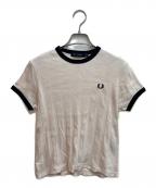 FRED PERRYフレッドペリー）の古着「リンガーTシャツ」｜アイボリー