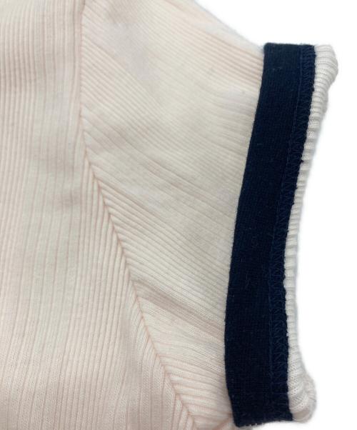 FRED PERRY（フレッドペリー）FRED PERRY (フレッドペリー) リンガーTシャツ アイボリー サイズ:SIZE UK8の古着・服飾アイテム
