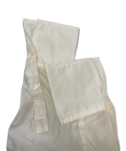 MACPHEE（マカフィー）MACPHEE (マカフィー) シースルーローンボザムチュニックシャツ ベージュ サイズ:36の古着・服飾アイテム