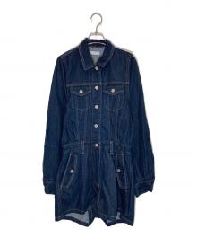 moussy（マウジー）の古着「DENIM SHORT ジャンプスーツ」｜インディゴ