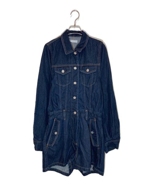 moussy（マウジー）moussy (マウジー) DENIM SHORT ジャンプスーツ インディゴ サイズ:2の古着・服飾アイテム