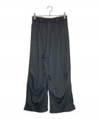 MAISON SPECIALメゾンスペシャル）の古着「High Tension Snow Wide Pants」｜グレー