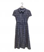 HER LIP TOハーリップトゥ）の古着「Annecy Belted Dress」｜ネイビー