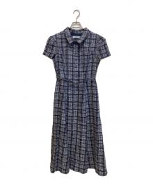 HER LIP TO（ハーリップトゥ）の古着「Annecy Belted Dress」｜ネイビー