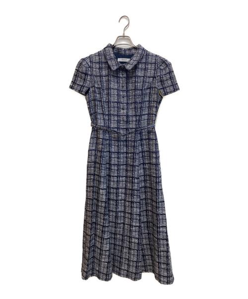 HER LIP TO（ハーリップトゥ）Her lip to (ハーリップトゥ) Annecy Belted Dress ネイビー サイズ:Ⅿの古着・服飾アイテム