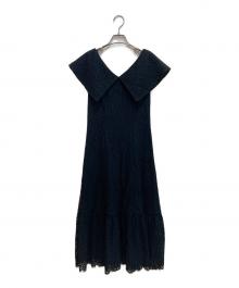 HER LIP TO（ハーリップトゥ）の古着「Como Back Lace-Up Dress」｜ブラック