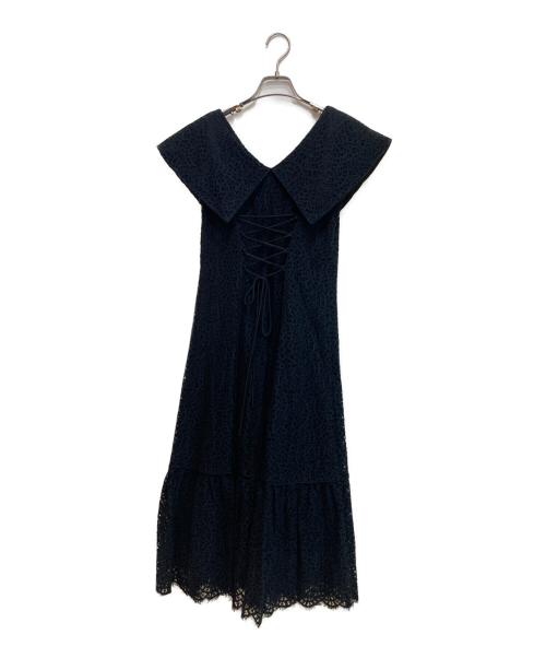 HER LIP TO（ハーリップトゥ）Her lip to (ハーリップトゥ) Como Back Lace-Up Dress ブラック サイズ:Ⅿの古着・服飾アイテム