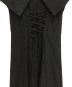 中古・古着 Her lip to (ハーリップトゥ) Como Back Lace-Up Dress ブラック サイズ:Ⅿ：4500円