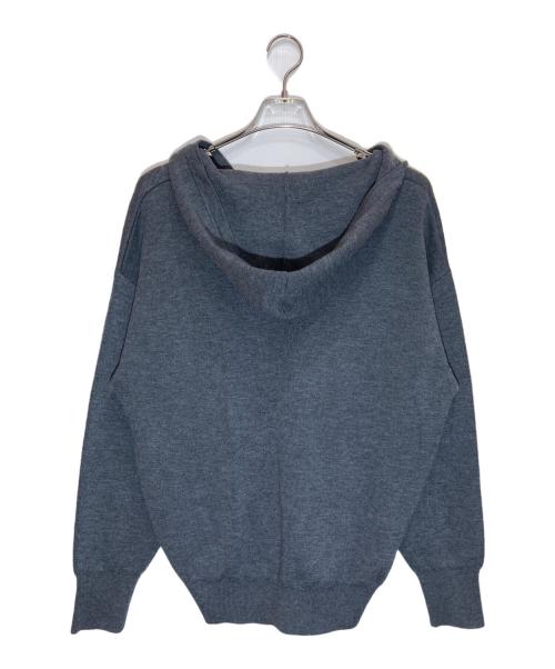 Noble（ノーブル）Noble (ノーブル) 接結タック編みフードプルオーバー2 グレー サイズ:-の古着・服飾アイテム