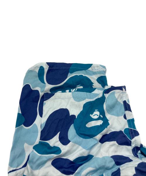A BATHING APE（アベイシングエイプ）A BATHING APE (アベイシングエイプ) カモフラオープンカラーシャツ ブルー サイズ:XSの古着・服飾アイテム