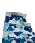 中古・古着 A BATHING APE (アベイシングエイプ) カモフラオープンカラーシャツ ブルー サイズ:XS：10000円