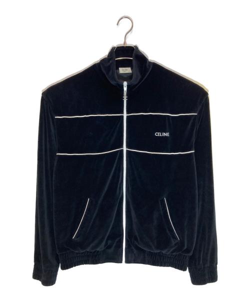 CELINE（セリーヌ）CELINE (セリーヌ) ロゴトラックジャケット ブラック サイズ:Sの古着・服飾アイテム