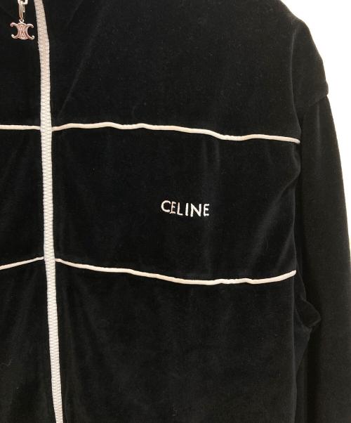 CELINE（セリーヌ）CELINE (セリーヌ) ロゴトラックジャケット ブラック サイズ:Sの古着・服飾アイテム