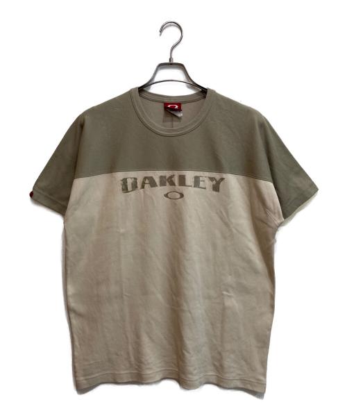 OAKLEY（オークリー）OAKLEY (オークリー) プリントTシャツ ベージュ サイズ:Lの古着・服飾アイテム