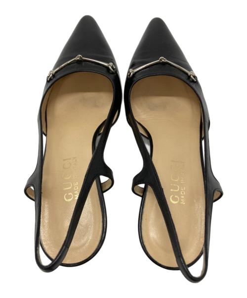 GUCCI（グッチ）GUCCI (グッチ) ホースビットパンプス ブラック サイズ:SIZE 37Bの古着・服飾アイテム