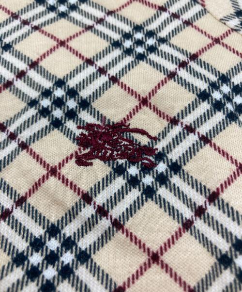 BURBERRY BLUE LABEL（バーバリー ブルー レーベル）BURBERRY BLUE LABEL (バーバリー ブルー レーベル) ノバチェックカットソー ベージュ サイズ:38の古着・服飾アイテム