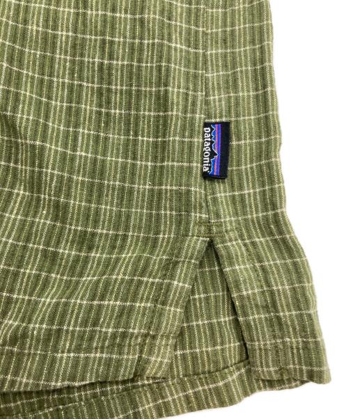 Patagonia（パタゴニア）Patagonia (パタゴニア) MIGRATION HEMP SHIRT グリーン サイズ:XXLの古着・服飾アイテム
