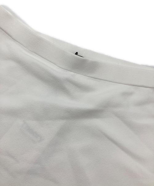 theory（セオリー）theory (セオリー) Wooster Crepe Knit Voluminous Skirt ホワイト サイズ:Sの古着・服飾アイテム
