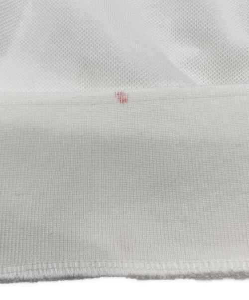 LACOSTE（ラコステ）LACOSTE (ラコステ) スキッパーネックポロシャツ ホワイト サイズ:38の古着・服飾アイテム