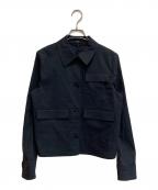 theoryセオリー）の古着「GOOD CRUNCH W CASUAL LS JKT」｜ネイビー