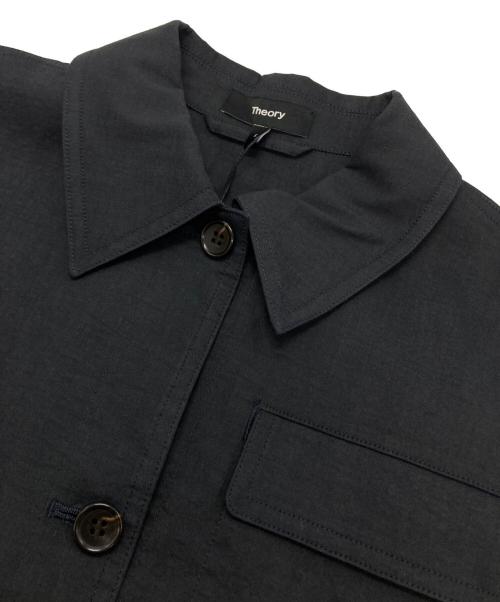theory（セオリー）theory (セオリー) GOOD CRUNCH W CASUAL LS JKT ネイビー サイズ:Sの古着・服飾アイテム