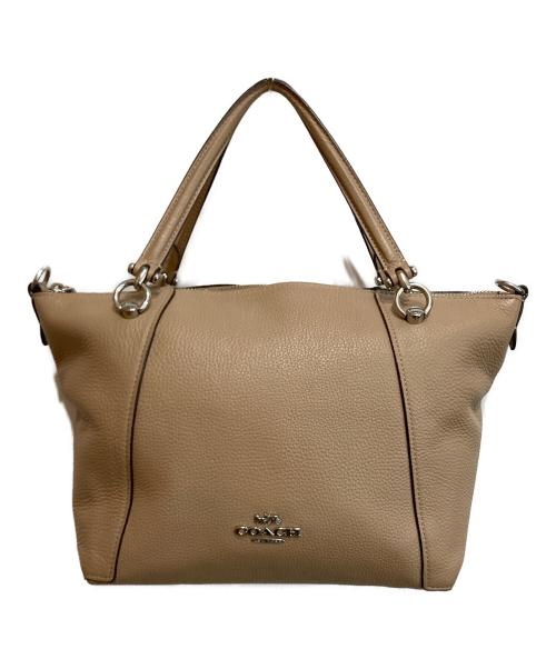 COACH（コーチ）COACH (コーチ) ケイシー サッチェル 2WAY ハンドバッグ ベージュの古着・服飾アイテム