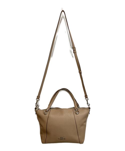 COACH（コーチ）COACH (コーチ) ケイシー サッチェル 2WAY ハンドバッグ ベージュの古着・服飾アイテム