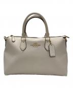 COACHコーチ）の古着「ジョージア サッチェル ショルダー 2WAYバッグ」｜アイボリー